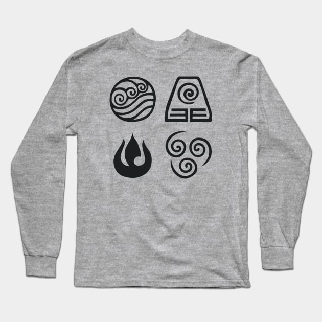 The Four Elements Long Sleeve T-Shirt by Noah_morais